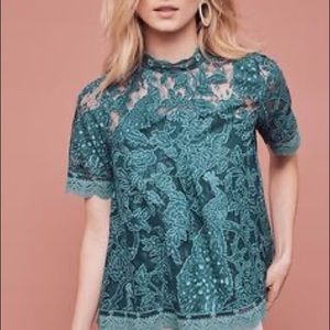 Anthropologie lace shirt